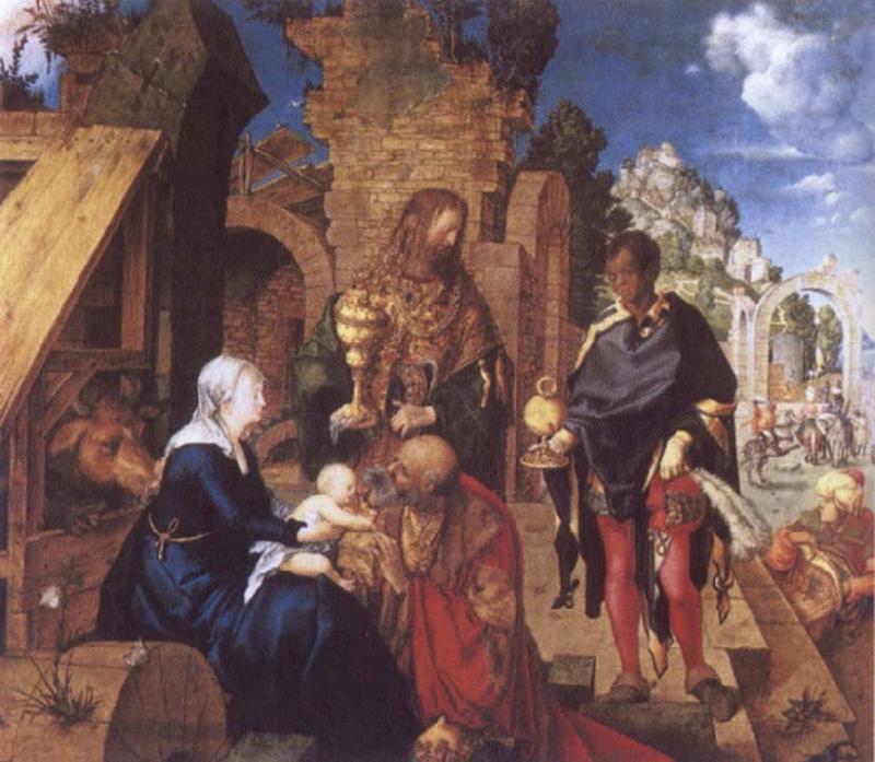 Albrecht Durer Adoration of the Magi Sweden oil painting art